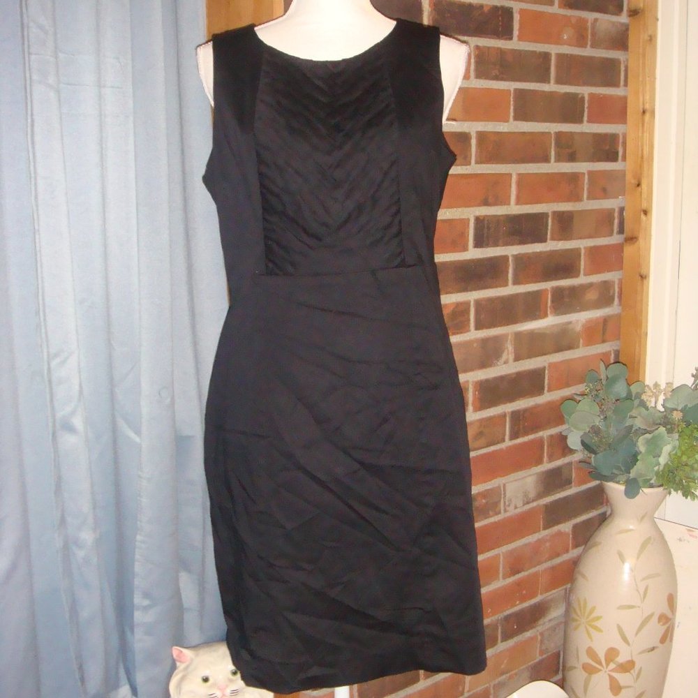 Apt 9 Black Basket Weave Front Dress 12